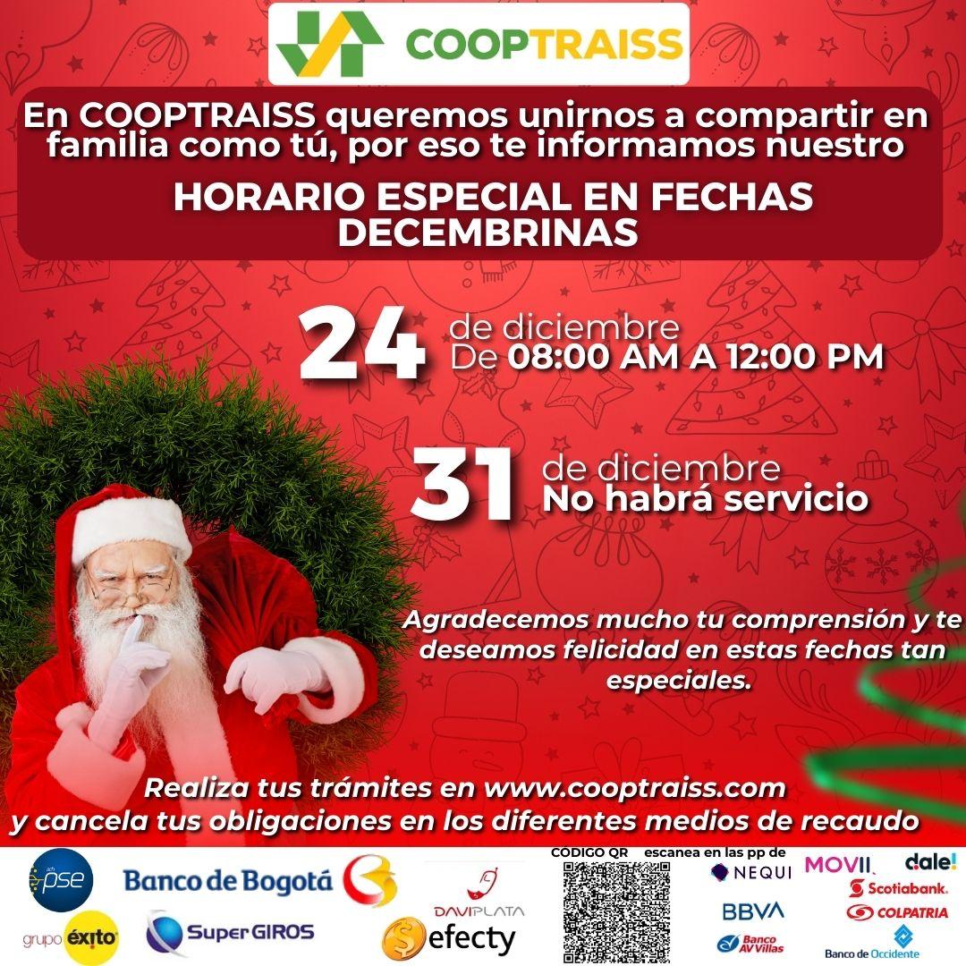 feliz navidad cooptraiss